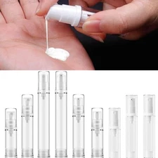 5-15ml Mini Clear Plastic Vacuum Pump & Spray Bottle Perfume Sample Container
