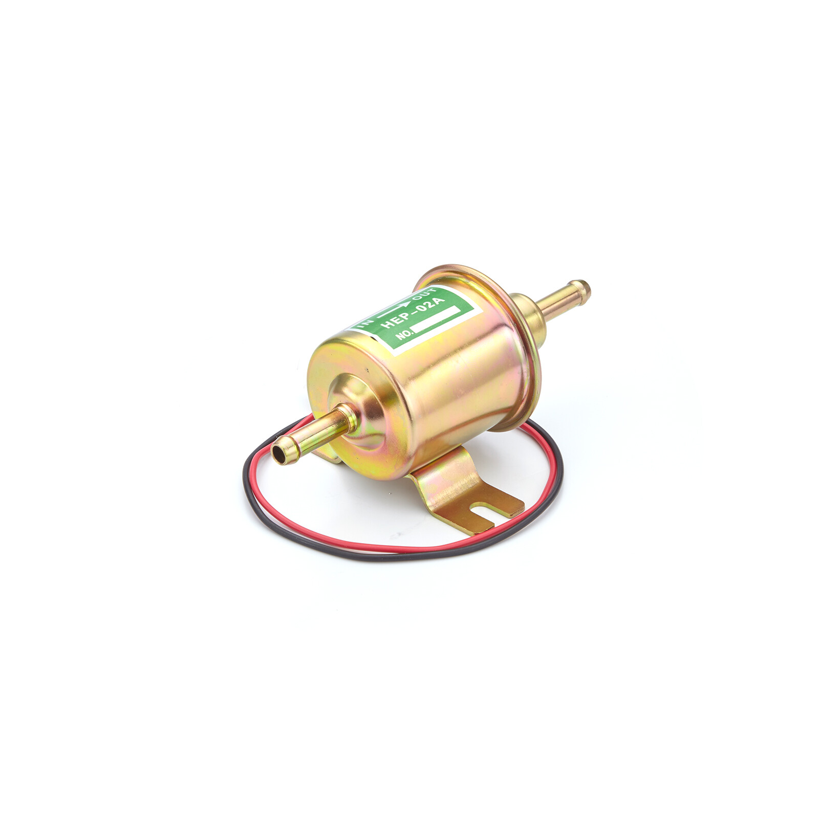 Pompa Carburante Diesel Benzina Universale 12V Elettrica Kit Stile Cilindro Sfaccettato Auto - Miniatura 8