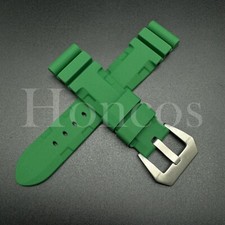 22 MM Replacement Submersible Silicone Rubber Strap Band Fits for Seiko SKX A/GN