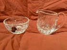 Waterford Crystal Lismore Cream And Sugar Set Heavy Vintage - 114-845