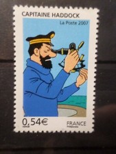 FRANKREICH, 2007 Briefmarke 4053, Tintin, Kapitän Haddock, Comics Bd, Neu, MNH