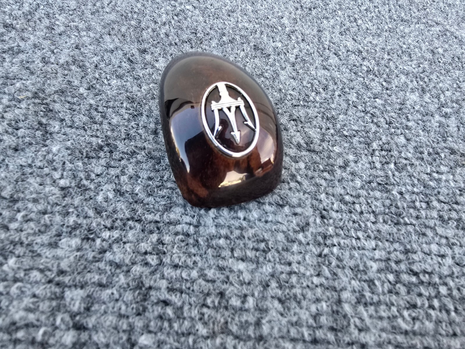 GEAR SHIFT SHIFTER LEVER KNOB COVER ASSEMBLY OEM 119K 08-19 MASERATI GRANTURISMO