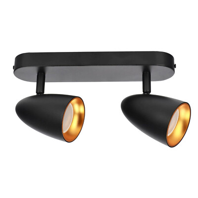 Lot de 3 spot encastré led Clane gu10 4000k orient carré noir INSPIRE