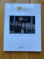 *RARE* Presidents Cup 2011 Hardcover Commemorative Book USA Golf - Rolex Annual