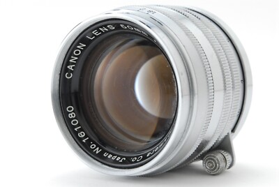 【N MINT】Canon 50mm f/1.8 MF Silver Lens For Leica Screw Mount L39 L LTM