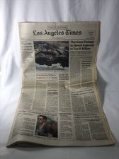 Los Angeles Times Valley Edition Sun Sept 13,1992 Hurricane Damage in Hawaii