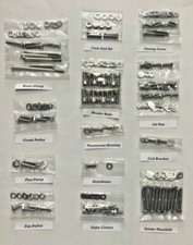 289 302 Ford Engine Bolts Kit Driver Side Water Pump Stainless Steel Kit New 289 302 Ford Engine Bolts Kit Driver Side Water Pump Stainless Steel Kit New