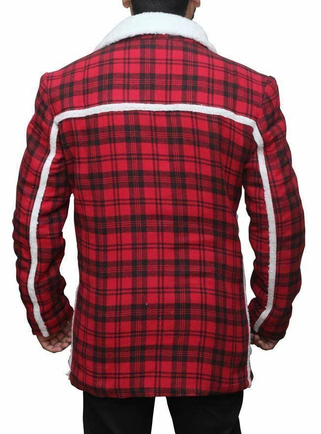 Ryan reynolds top shearling jacket