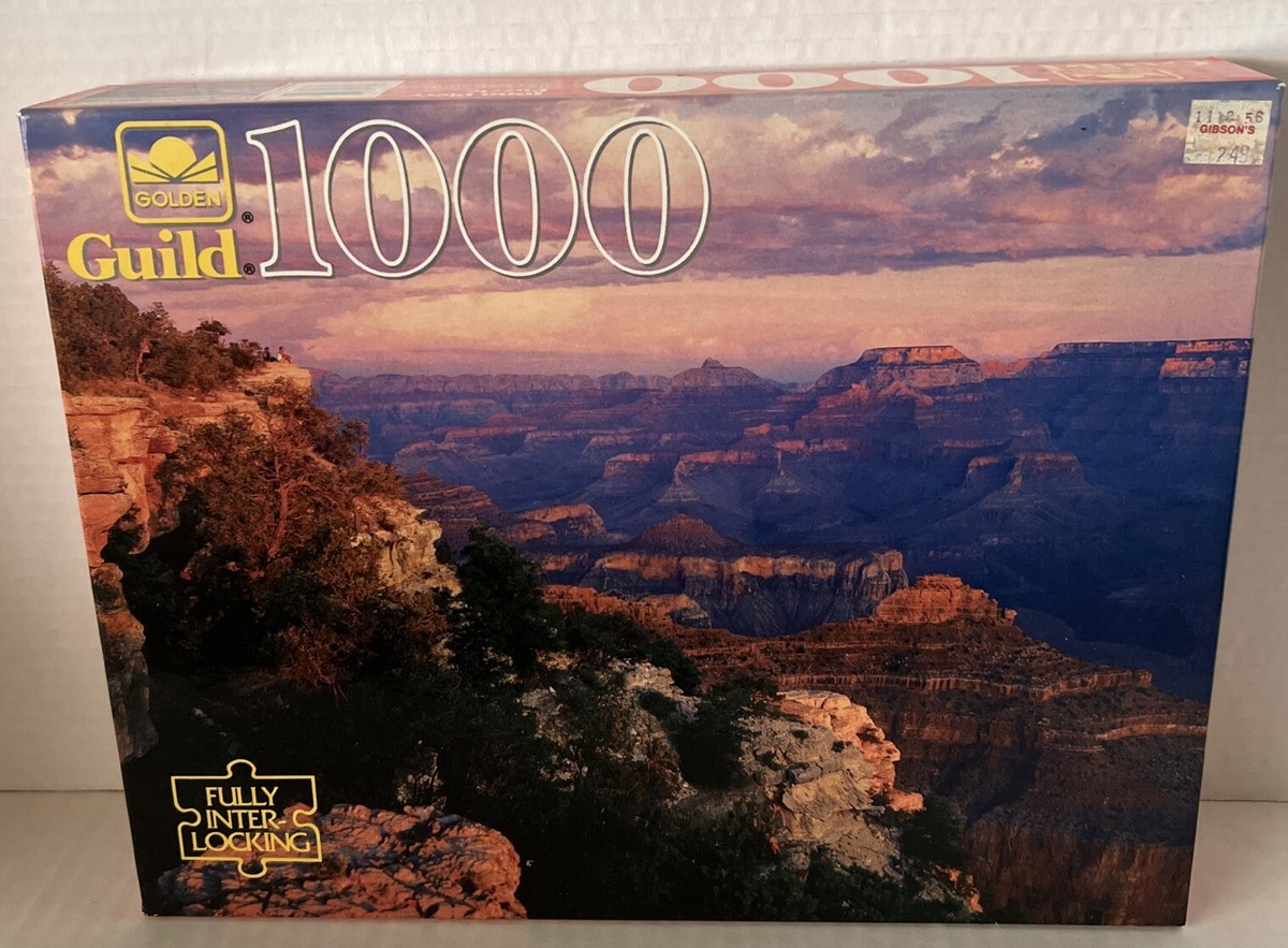Vintage Puzzle Golden Guild 1000 Piece Jigsaw Grand Canyon