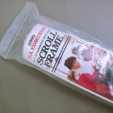 Needlework Scroll Frame F.A. Edmunds 2999 Hardwood Split-Rail 18x8.5 New Sealed