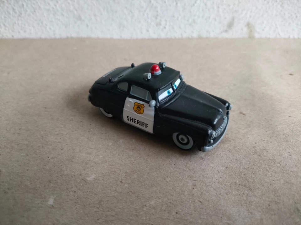 Cars Disney Pixar SHERIFF Diecast 1:55 Mattel - Immagine 3 di 4