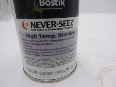 One Dozen Bostik Never SEEZ Pure Nickel Special 1lb Each 12 Cans 