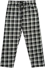 Men's Cozy Plaid Pants - Soft Flannel Pajama Bottom