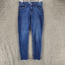 Old Navy Jeans Womens 4 Blue Stretch Denim Rockstar Super Skinny Ankle