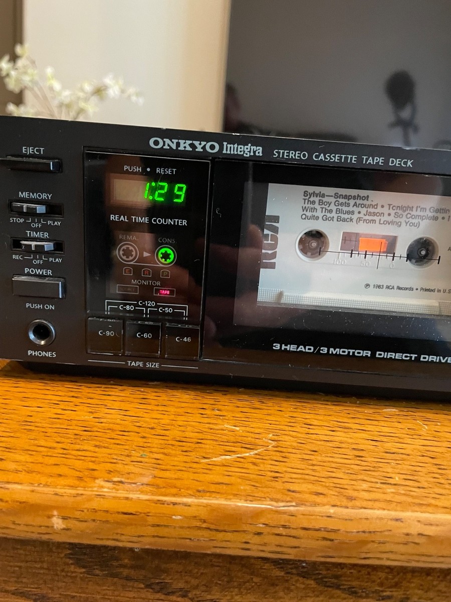 Rare Vintage Onkyo Integra Stereo Cassette Tape Deck TA-2070 Made