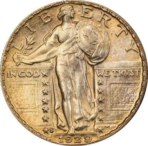 1929 S MS63FH Standing Liberty Quarter PCGS 47588844