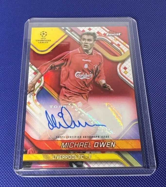 Carte Signature Michael Owen – Liverpool – Technique 2025 – Auto RARE