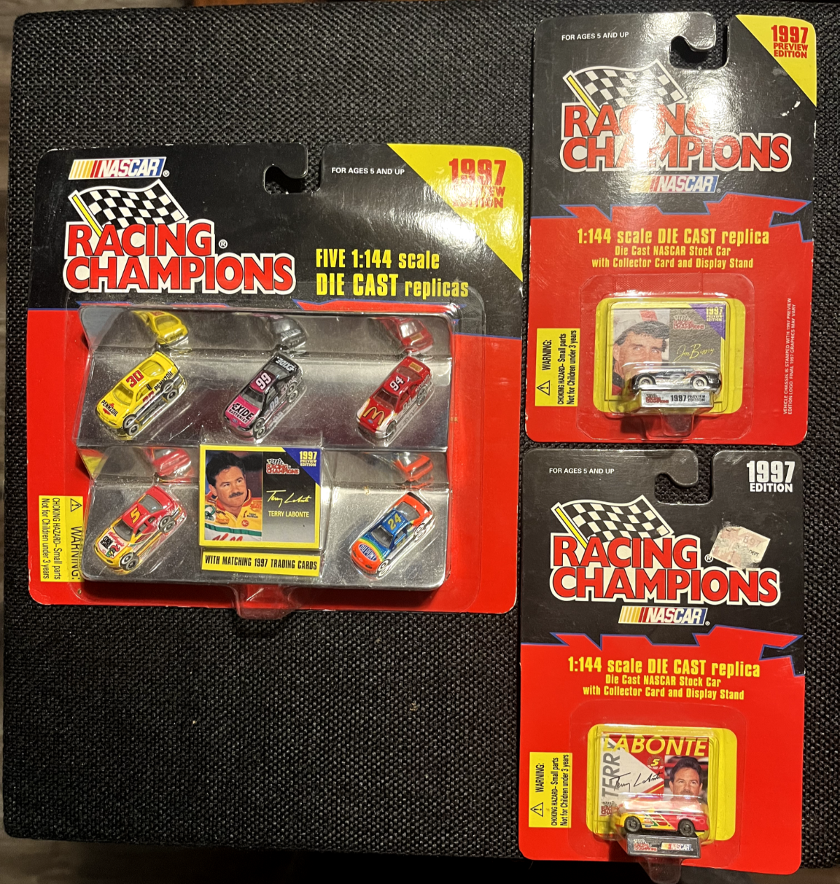 1977 racing champions 1:144 scale LOT: Joe Bessy, Terry LaBonte NASCAR