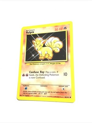 VULPIX - 68/102 - Base Set - 4th Print - 1999-2000 - Pokemon Card - NM