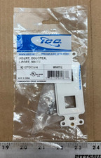 ICC Decorex Insert 2Port White PN: ICC-IC107D12WH