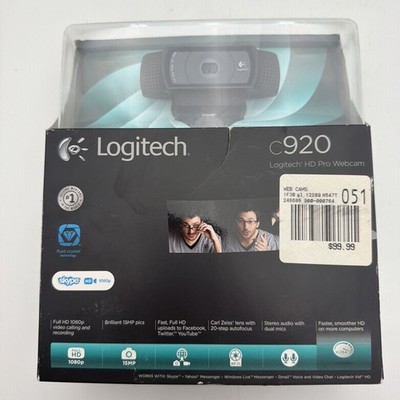 Logitech C920 HD Pro Webcam Full HD 1080p Brand New Windows 7 8