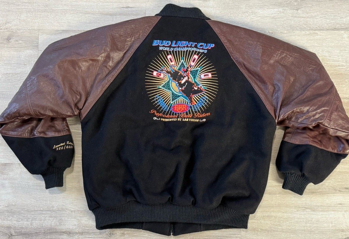 Wrangler Bud Light Cup スタジャン 2000年 PBR Professional Bull Riding Mens Jacket X-LARGE 2000 Bud Light
