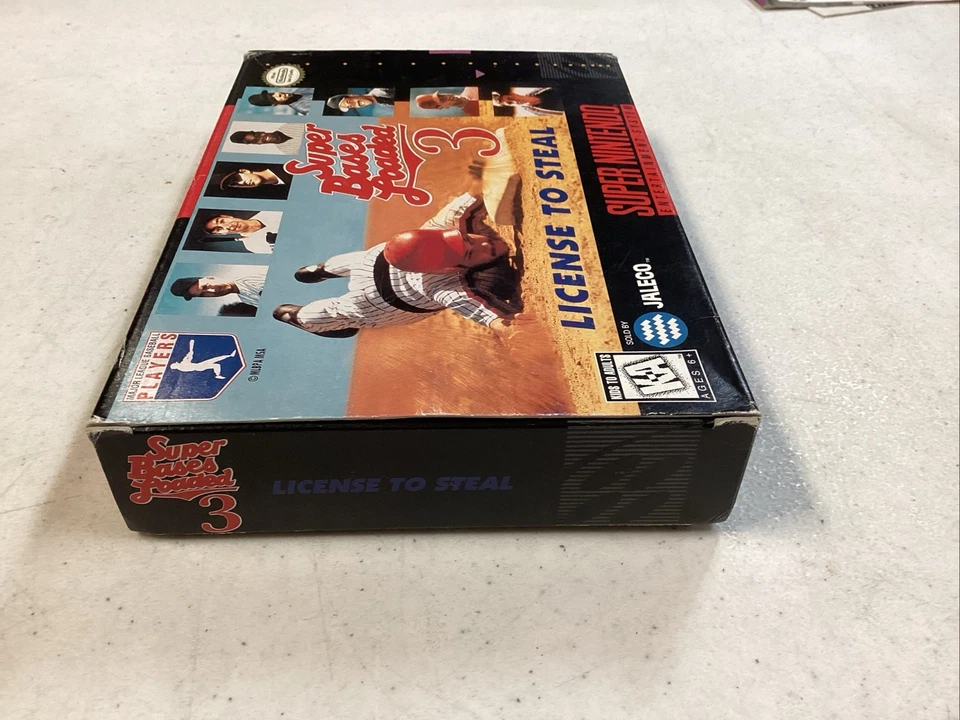 Super Bases Loaded 3 License To Steal SNES No Manual Reg Card And Inserts Tested - Image 4 of 4