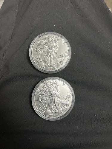 American Silver Eagles 2023 Brilliant UNCIRCULATED Lot Of 2