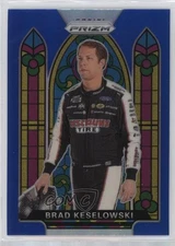2020 Panini Prizm Stained Glass Blue Prizm Brad Keselowski #64 8hh