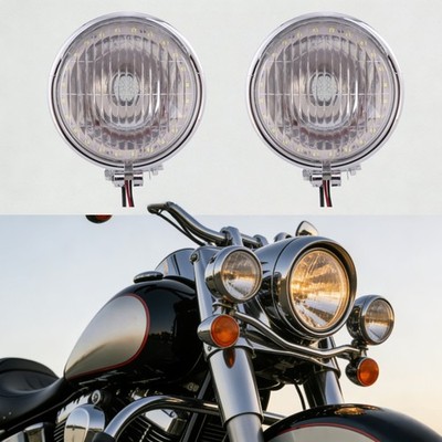 For Yamaha Road Star XV1600A Angel Eyes LED Fog Lamp XV1700A 2PCS