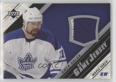 2005-06 Upper Deck UD Game Jersey Series 1 Owen Nolan #J-ON av1