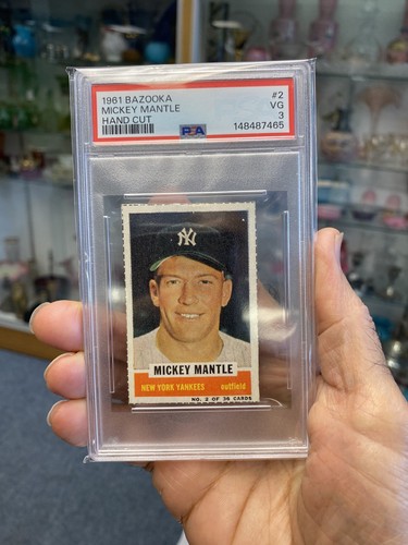 Vintage Sports Baseball Card - 1961 Bazooka Mickey Mantle PSA 3