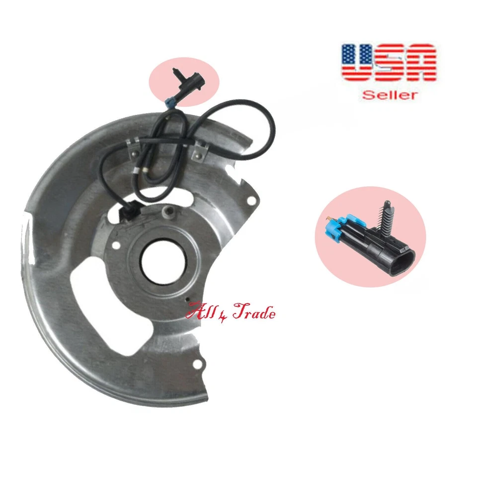 Sensor de velocidade de roda ABS dianteiro direito ajuste: Chevrolet Astro GMC Safari 1990-2002 RWD - Imagem 2 de 2