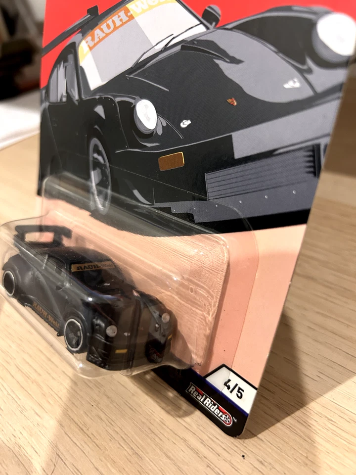 RARE 2019 Hot Wheels Car Culture SILHOUETTES BLACK 1985 RWB PORSCHE 930 COUPE - Image 3 of 4