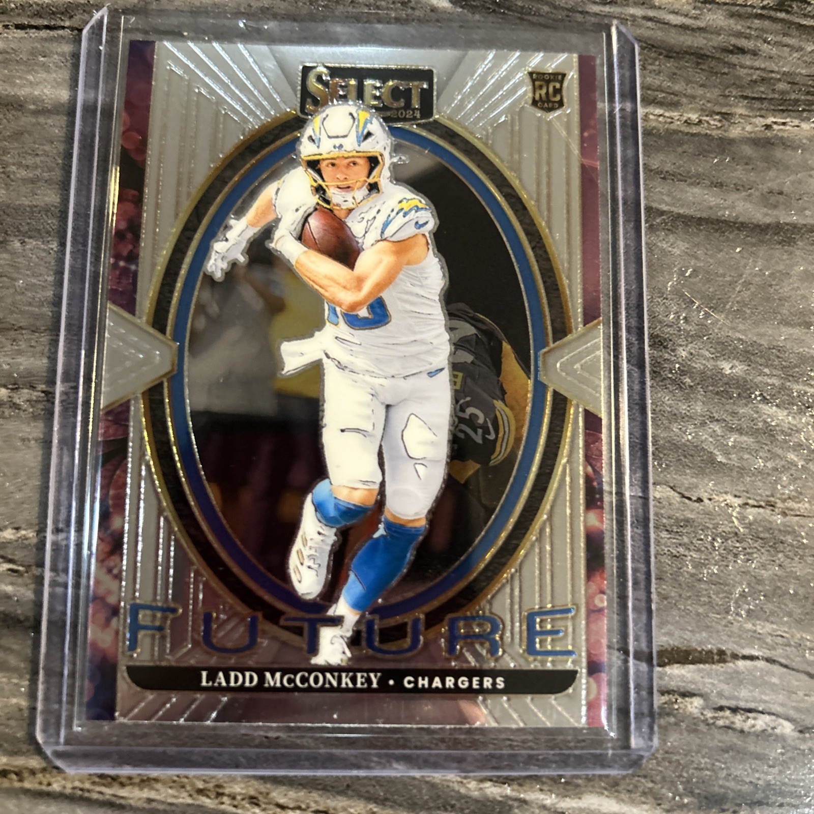 2024 Panini Select - Select Future Rookie Insert Card Ladd McConkey #19 (RC)