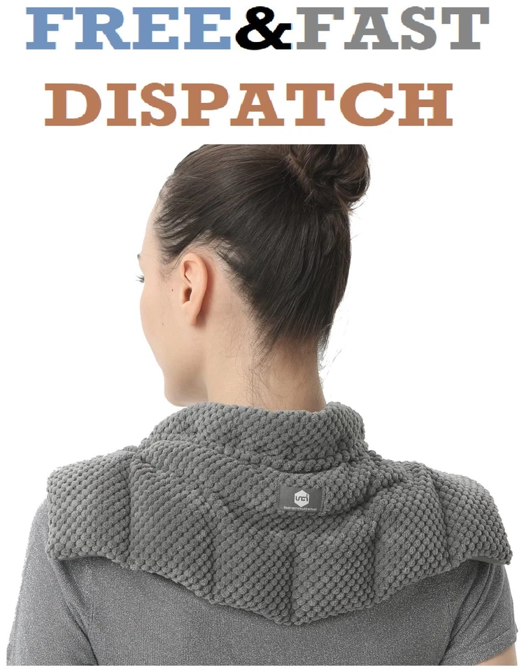 UNCN Wheat Bags Microwavable for Neck and Shoulders - Unscented Heated Neck Warmer -