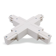 EUTRAC X-Verbinder f&uuml;r 3-Phasen Stromschienen, weiss | 555 1 1216 1