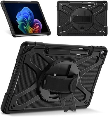 Rugged Case for Microsoft Surface Pro 12 Inch 1st Edition (2025) Rotating Cover