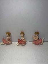 Vintage Presitge refrigerator Magnet set 3 Ballerina girls fridge dimensional