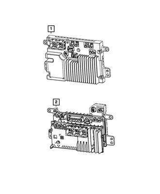 Genuine Mopar Multi Media Radio 68527730AJ