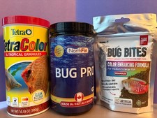 Fluval Bug Bites Northfin Bug Pro Tetra XL Tropical Granules Lot Unopened