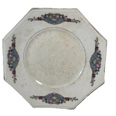 F.C. Co Martha Washington Octagonal Luncheon Plate Antique 9.75  Great Condition