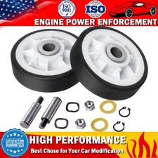2Pack Dryer Roller Wheel Drum Support Kit 303373K Fit For 12001541 312948 Maytag