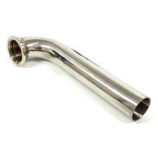 Stainless V-band Flanged Dump Tube Pipe For Tial 44mm External Wastegate Outlet