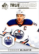 Connor McDavid 2022-23 SP Authentic True Leaders Edmonton Oilers #TL-9