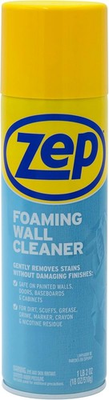 #ad Zep ZUFWC18 Foaming Wall Cleaner 18 oz Clear $8.79