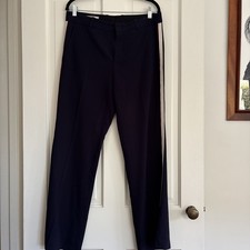 Gucci Trousers unisex Size EU 46 Navy SIDE STIPE pants 34” waist made in Italy