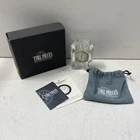 Waterford Crystal Time Pieces Desk Clock Clear Lead Crystal Vintage Box CIB