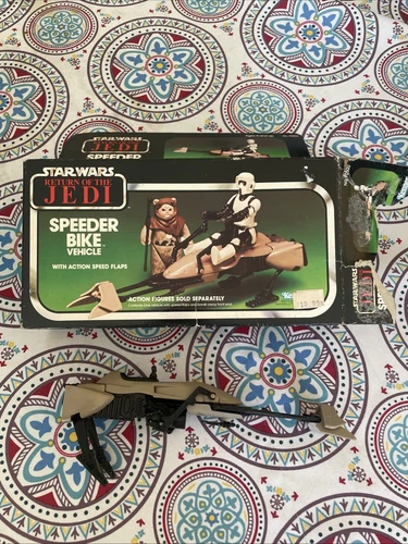 Vintage Star Wars Return of the Jedi Speeder Bike in Box