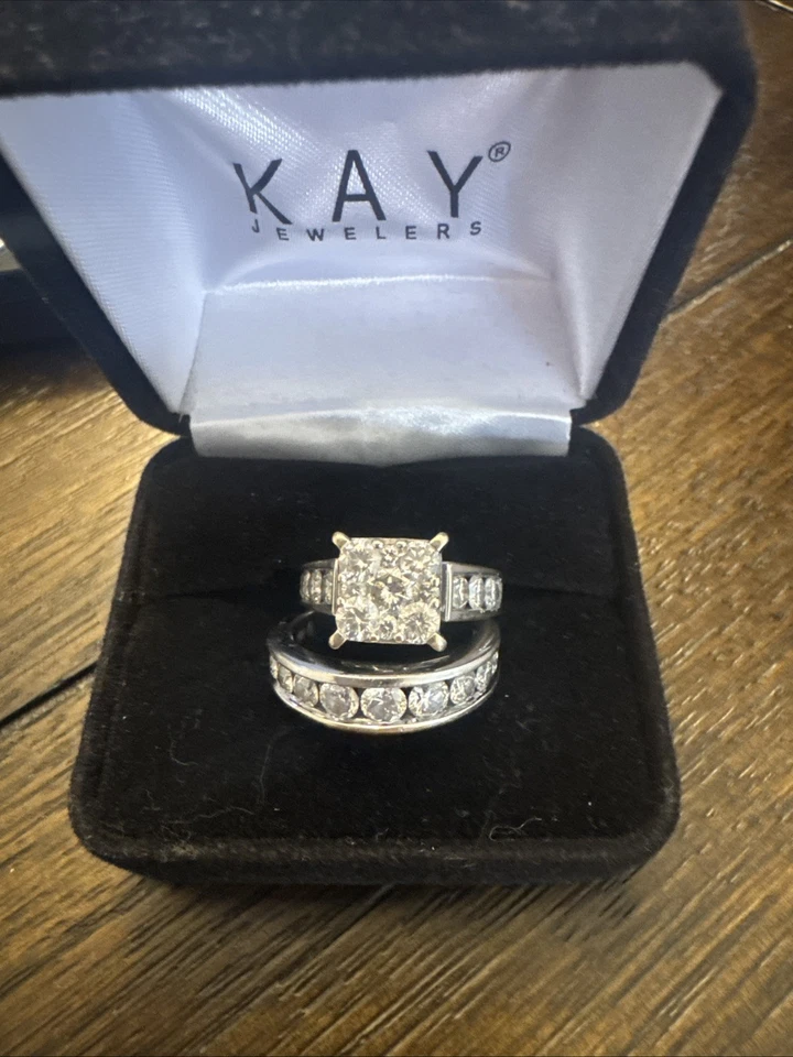 Обручальное кольцо и обручальное кольцо 14k Kay - Изображение 2 из 4